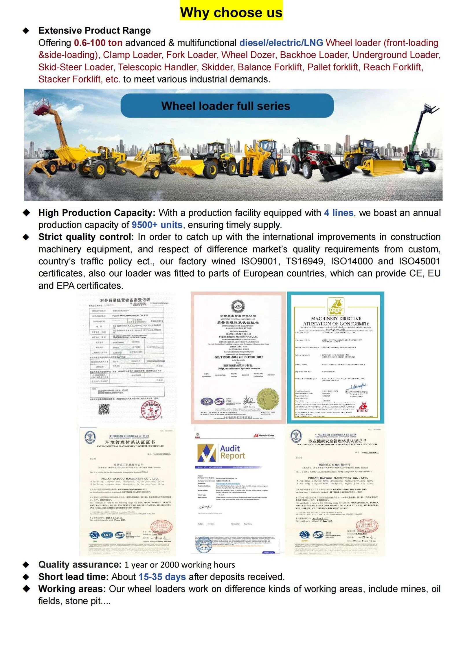 wheel loader factory wheel loader factory